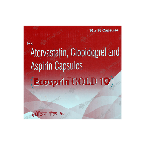 ECOSPRIN GOLD 10MG CAPSULE 15'S