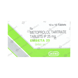 EMBETA 25MG TABLET 10'S