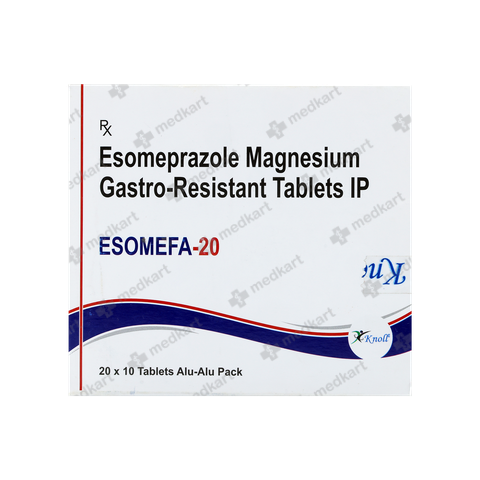 ESOMEFA 20MG TABLET 10'S