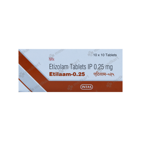 ETILAAM 0.25MG TABLET 10'S