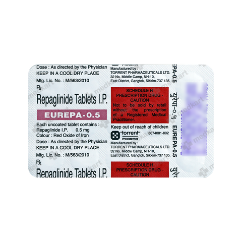 EUREPA 0.5MG TABLET 15'S