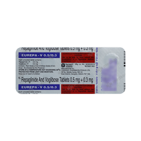 EUREPA V 0.5/0.3MG TABLET 10'S