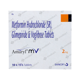 AMARYL MV 2MG TABLET 15'S