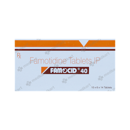 FAMOCID 40MG TABLET 14'S