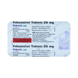 FEBURIC 20MG TABLET 15'S