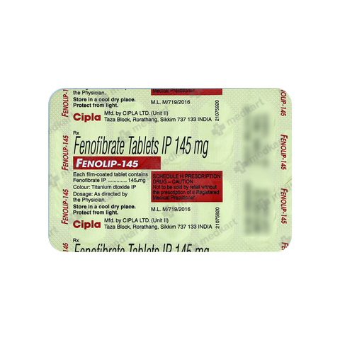 FENOLIP 145MG TABLET 10'S