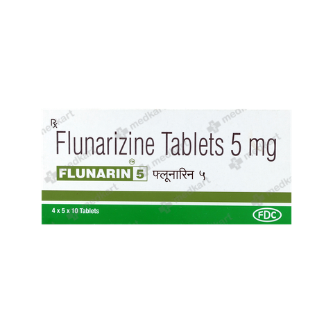 FLUNARIN 5MG TABLET 10'S