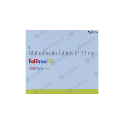 FOLITRAX 20MG TABLET 4'S