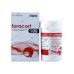 FORACORT 100MG ROTACAP 30'S