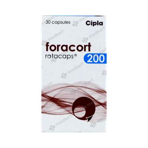 FORACORT 200MCG ROTACAP 30'S