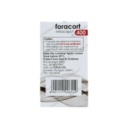 FORACORT 400MCG ROTACAP 30'S