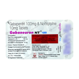 GABANEURON NT 100MG TABLET 15'S