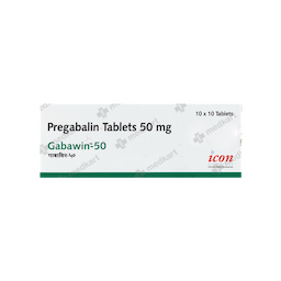 GABAWIN 50MG TABLET 10'S