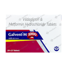 GALVENT M 1000MG TABLET 15'S