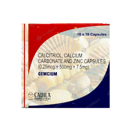 GEMCIUM CAPSULE 10'S