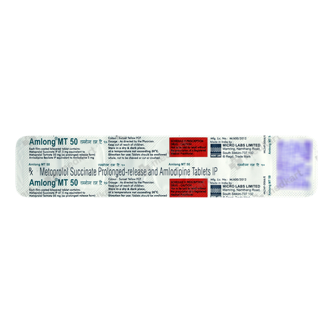 AMLONG MT 50MG TABLET 7'S