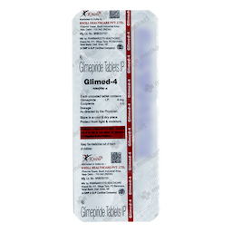 GLIMED 4MG TABLET 10'S