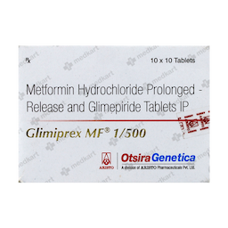 GLIMIPREX MF 1/500MG TABLET 10'S