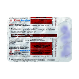 GLIMIPREX MF 2/500MG TABLET 10'S