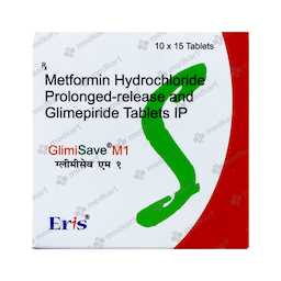 GLIMISAVE M 1MG TABLET 15'S