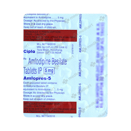 AMLOPRES 5MG TABLET 30'S