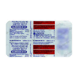 GLIMISON M 0.5MG TABLET 10'S