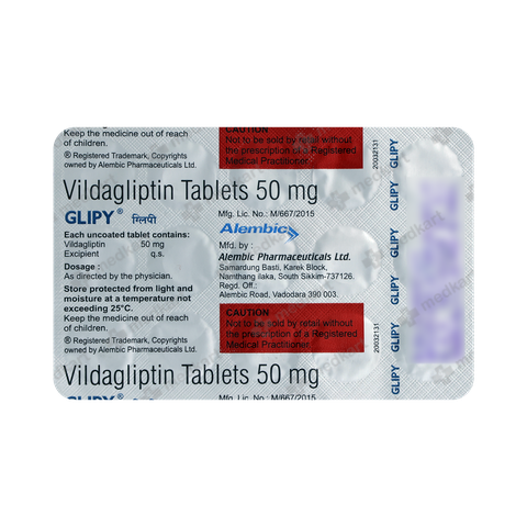 GLIPY TAB 50MG TABLET 15'S