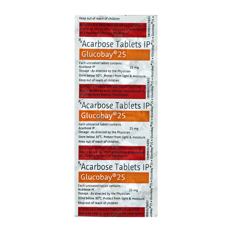 GLUCOBAY 25MG TABLET 10'S