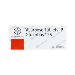 GLUCOBAY 25MG TABLET 10'S