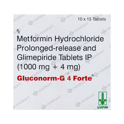 GLUCONORM G 4MG FORTE TABLET 15'S