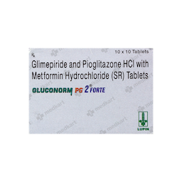 GLUCONORM PG 2MG FORTE TABLET 10'S