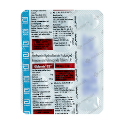 GLUFORMIN G 2MG TABLET 15'S