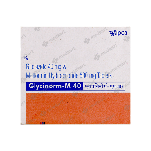 GLYCINORM M 40MG TABLET 15'S