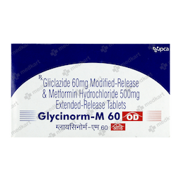 GLYCINORM M OD 60MG TABLET 10'S