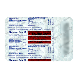 GLYCINORM TOTAL 60MG TABLET 10'S