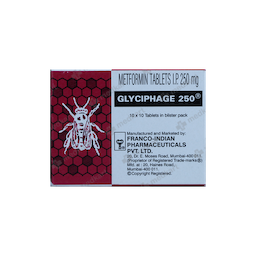 GLYCIPHAGE 250MG TABLET 10'S