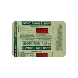 GLYCIPHAGE 850MG TABLET 10'S