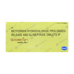 GLYCOMET GP 1MG TABLET 15'S