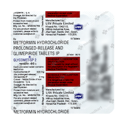 GLYCOMET GP 2MG TABLET 15'S