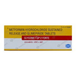 GLYCOMET GP 2MG FORTE TABLET 10'S