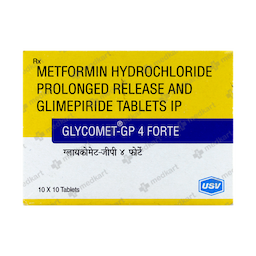 GLYCOMET GP 4MG FORTE TABLET 10'S