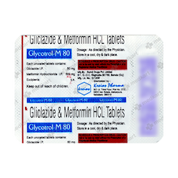 GLYCOTROL M 80MG TABLET 10'S