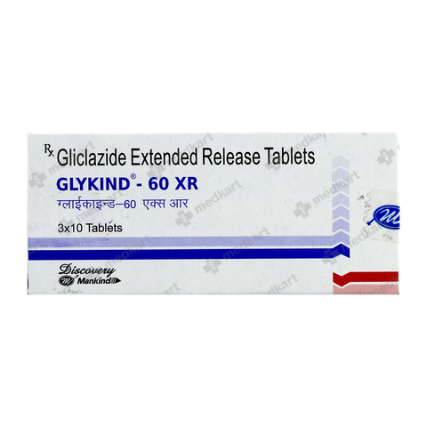 GLYKIND XR 60MG TABLET 10'S