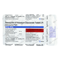 AMOXYCLAV 625MG TABLET 10'S