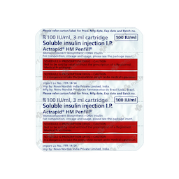 HUMAN ACTRAPID PENFILL 3 ML