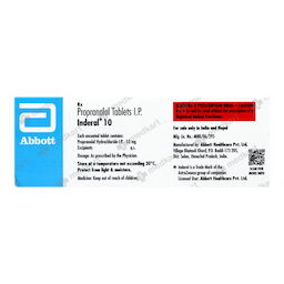 INDERAL 10MG TABLET 15'S