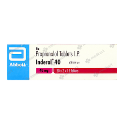 INDERAL 40MG TABLET 15'S