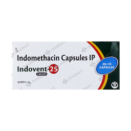 INDOVENT 25MG CAPSULE 10'S