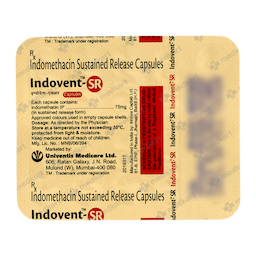 INDOVENT SR CAPSULE 10'S