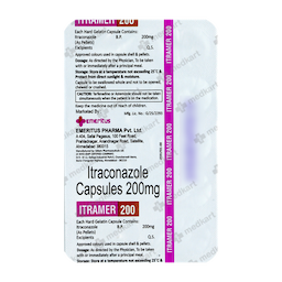 ITRAMER 200MG CAPSULE 10'S